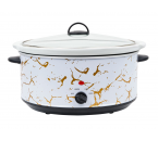 VSC01MB Putih Penanak Perlahan Slow Cooker dengan Motif Marmer